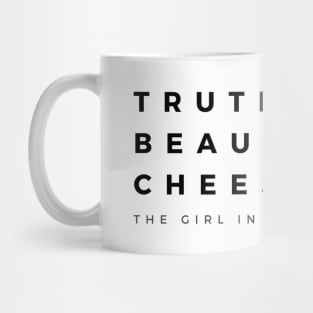 Truth Beauty Cheese - Black Ink Mug